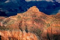 Close up of sharp edged canyon hill Royalty Free Stock Photo