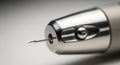 Close-up of a Sharp Needle on a Medical Device Royalty Free Stock Photo