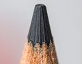Close-Up of Sharpened Graphite Pencil Tip Royalty Free Stock Photo