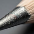 Close-up of a sharpened pencil tip. Royalty Free Stock Photo