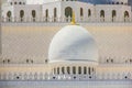 Close up of the Sheikh Zayed Mosque in Abu Dhabi, United Arab Emirates