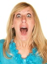 Close Up of Shocked Woman