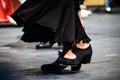 Close up shoes of a dancer during the Flamenco Tree El ÃÂ¡rbol del flamenco musical show part of the Flamenco Festival (