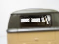 Close up shoot of classic ambulance miniature toys