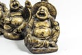 Close-up shoot of monk figures which are peace, health, happiness