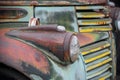 Close up shot of abandoned old rusty pick up truck Royalty Free Stock Photo