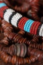 RICH AFRICAN BEADWORK 09 Royalty Free Stock Photo