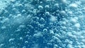 Life And Universe Technology And Science Background Of Air Bubbles Underwater Royalty Free Stock Photo