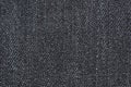 Close-up shot of black denim Royalty Free Stock Photo