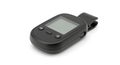 Close-up of a black pedometer device with clip, ai generated Royalty Free Stock Photo