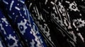 Blue and black batik shirts. Royalty Free Stock Photo
