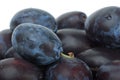 Close-up shot of blue plums Royalty Free Stock Photo