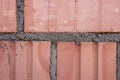 Close-up shot of Brick wall pattern texture background