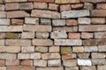 Close up shot of a brick wall texture Royalty Free Stock Photo