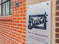 Close up shot of Buick Buildign sign Royalty Free Stock Photo