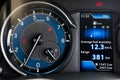 Car Interior Close-up â Dashboard RPM Meter Royalty Free Stock Photo