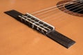 Classical Guitar Bridge Royalty Free Stock Photo