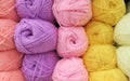 Wool yarn balls Royalty Free Stock Photo