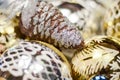 Multicolored Christmas decorations Royalty Free Stock Photo