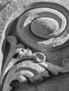 Concrete Ornament Detail Background Royalty Free Stock Photo