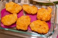 Close up shot of deep fried Chicken nuggets Royalty Free Stock Photo