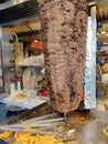 Doner Kebab On Rotating Vertical Spit