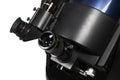 A close up shot of eyepiece of telescope Royalty Free Stock Photo