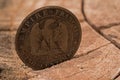France 1863 Cinq Centimes Coin Empire France