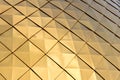 Close up shot of a golden dome of a church, cathedral or mosque. Background metal pattern Royalty Free Stock Photo