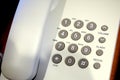 Close up shot of grey phone keypad Royalty Free Stock Photo