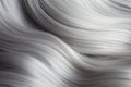 close up shot of grey wavy short shiny hair texture background