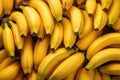 Close up shot of group of bananas Royalty Free Stock Photo