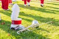 Close up shot of a hat of student Marching Band Royalty Free Stock Photo