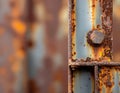 Rusty Metal Structure Detail Royalty Free Stock Photo