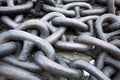 Close up shot of Heavy chain Royalty Free Stock Photo
