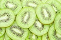 Close up shot of Kiwi slices.