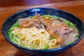 Close up shot of Lanzhou noodles Royalty Free Stock Photo