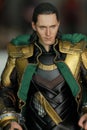 Close up shot of LOKI in AVENGERS Villian figure