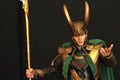 Close up shot of LOKI in AVENGERS Villian figure