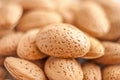 A close up shot of lot of almond nuts Royalty Free Stock Photo