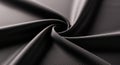 Elegant Black Fabric Swirl Texture Background Royalty Free Stock Photo