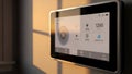 Smart Home Control Panel Automation, Security, Energy Efficiency Royalty Free Stock Photo