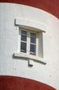 Close up shot of old lighthouse window Royalty Free Stock Photo