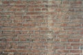 Close-up image of an old brick wall. Royalty Free Stock Photo