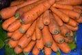Close up shot of orrange color carrots Royalty Free Stock Photo
