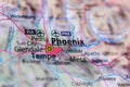 Phoenix, Arizona on map