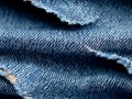 A close up shot of a pile of blue jeans Royalty Free Stock Photo