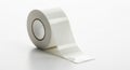 Roll of White Label Stickers Royalty Free Stock Photo