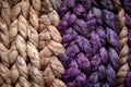 Close Up of a Bunch of Yarn. Generative AI