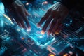 Futuristic Technology Interaction